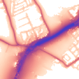 Daytime road noise heatmap for TW13 6XJ