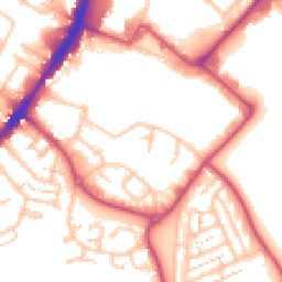 Daytime road noise heatmap for TW13 7BF