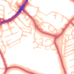 Daytime road noise heatmap for TW13 7HA