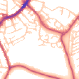 Daytime road noise heatmap for TW13 7HR