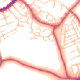 Daytime road noise heatmap for TW13 7HU