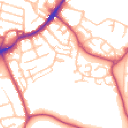 Daytime road noise heatmap for TW13 7JQ