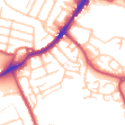 Daytime road noise heatmap for TW13 7LB