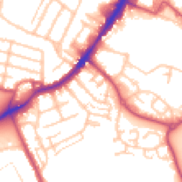 Daytime road noise heatmap for TW13 7LQ