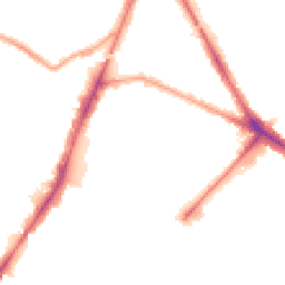 Night-time road noise heatmap for TW13 7NF