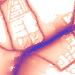 Daytime road noise heatmap for TW13 7NL