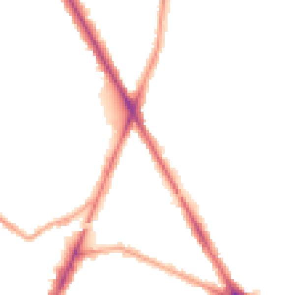 Night-time road noise heatmap for TW14 0AA