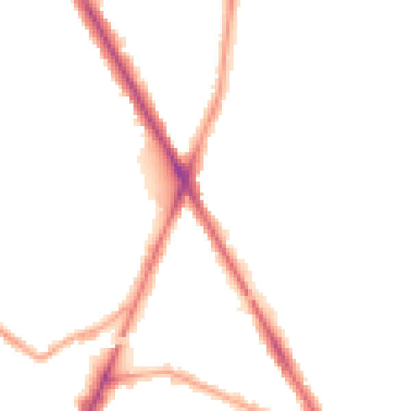 Night-time road noise heatmap for TW14 0AB