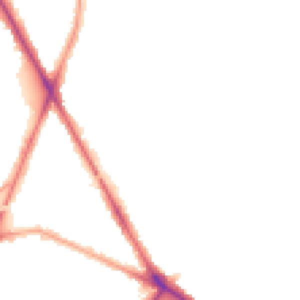 Night-time road noise heatmap for TW14 0AE