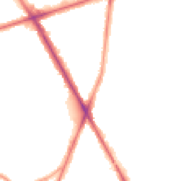 Night-time road noise heatmap for TW14 0AU