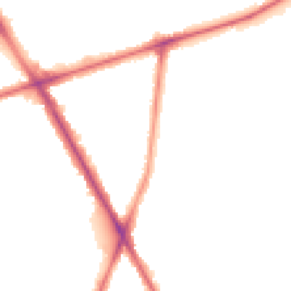 Night-time road noise heatmap for TW14 0BB