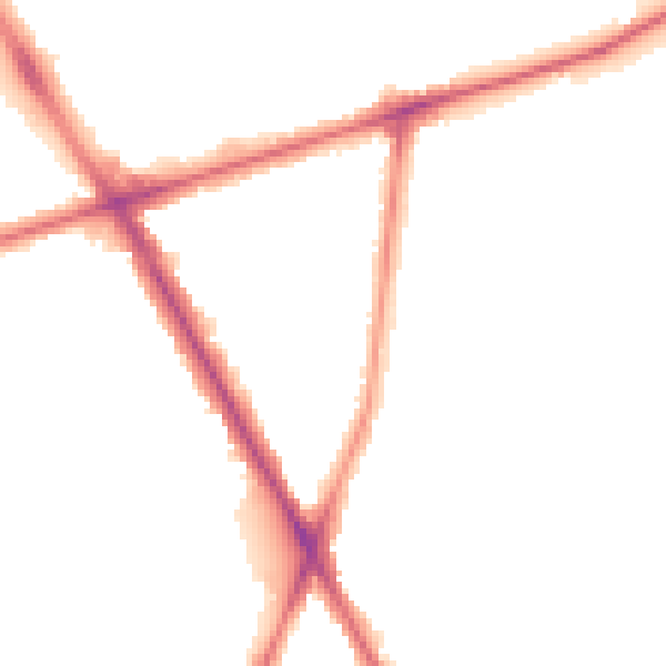 Night-time road noise heatmap for TW14 0BE