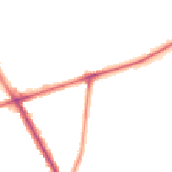 Night-time road noise heatmap for TW14 0BF