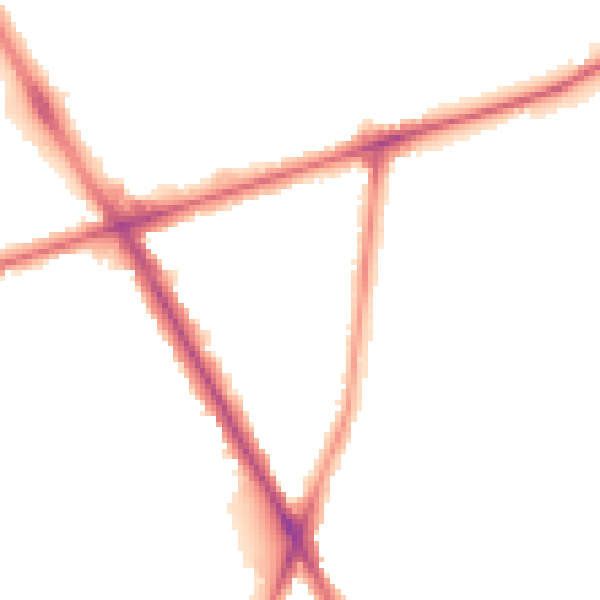 Night-time road noise heatmap for TW14 0BH