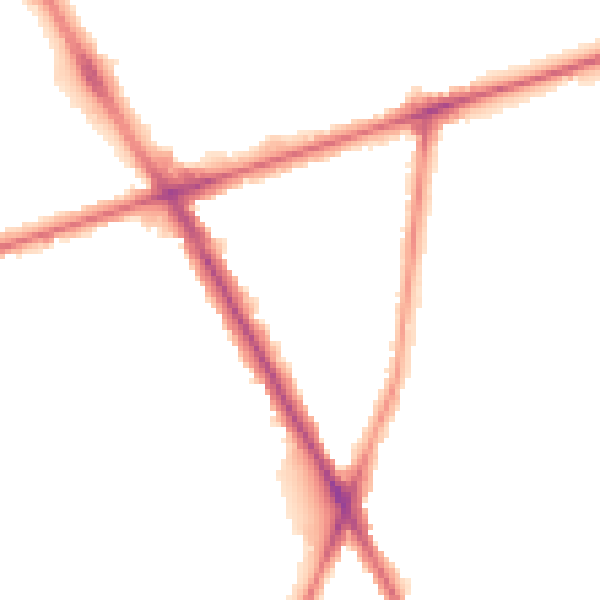 Night-time road noise heatmap for TW14 0BP