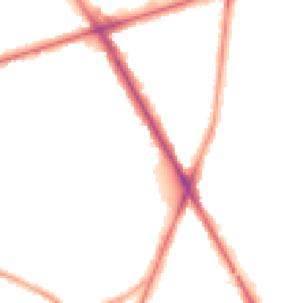 Night-time road noise heatmap for TW14 0JF
