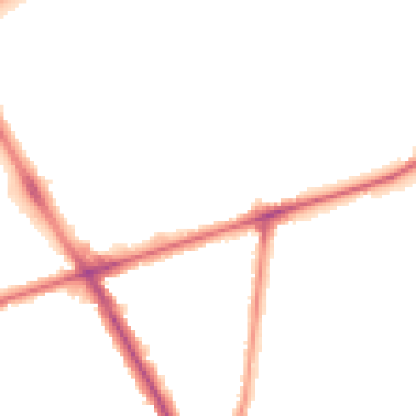 Night-time road noise heatmap for TW14 0JX