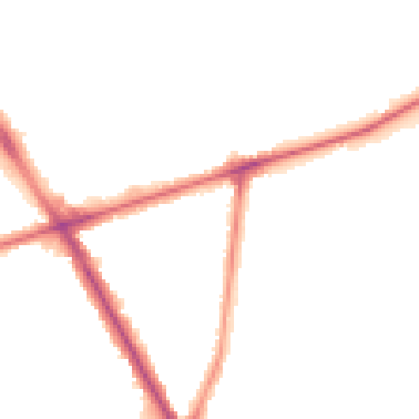 Night-time road noise heatmap for TW14 0JZ