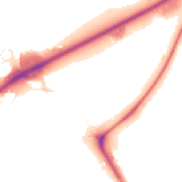 Night-time road noise heatmap for TW14 0QA