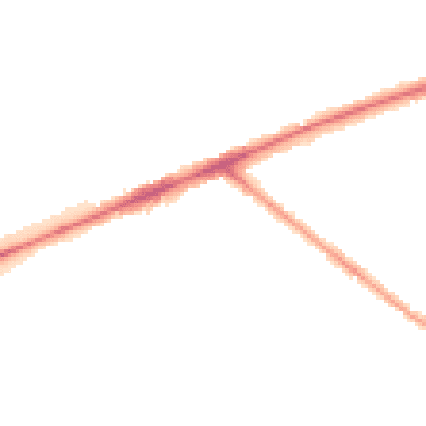 Night-time road noise heatmap for TW14 8AB