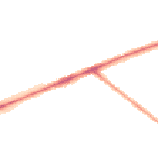 Night-time road noise heatmap for TW14 8BN