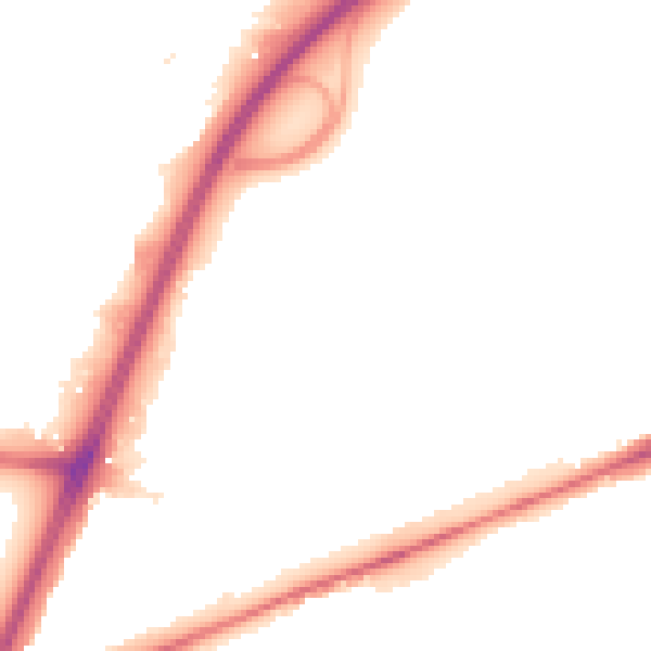 Night-time road noise heatmap for TW14 8LT