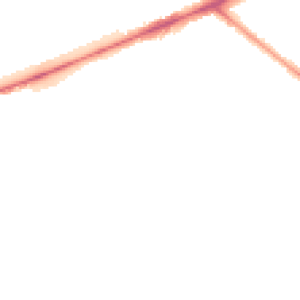 Night-time road noise heatmap for TW14 8SN