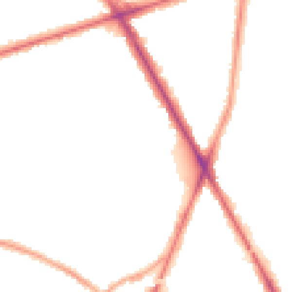 Night-time road noise heatmap for TW14 9LA