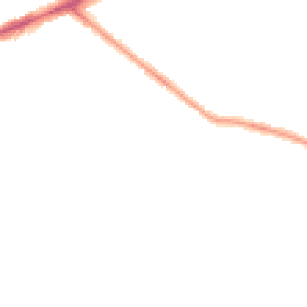 Night-time road noise heatmap for TW14 9PF