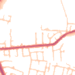 Daytime road noise heatmap for TW15 1AF