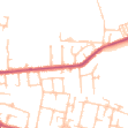 Daytime road noise heatmap for TW15 1AG