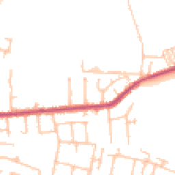 Daytime road noise heatmap for TW15 1AH