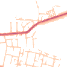 Daytime road noise heatmap for TW15 1AR