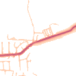Daytime road noise heatmap for TW15 1AT