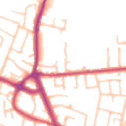 Daytime road noise heatmap for TW15 1BP