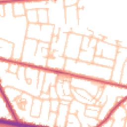 Daytime road noise heatmap for TW15 1NF