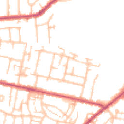 Daytime road noise heatmap for TW15 1PN