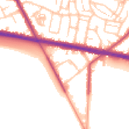 Daytime road noise heatmap for TW15 1UF