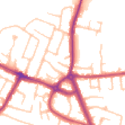 Daytime road noise heatmap for TW15 2ER