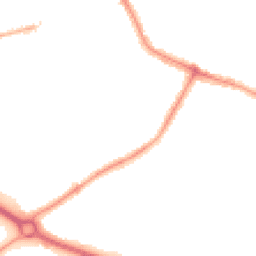 Night-time road noise heatmap for TW15 2LS