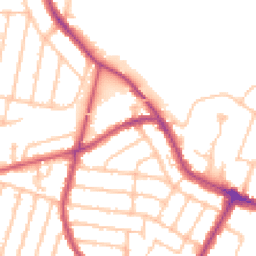 Daytime road noise heatmap for TW15 2RH