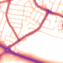 Daytime road noise heatmap for TW15 2SX
