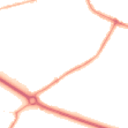 Night-time road noise heatmap for TW15 2SY