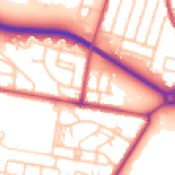 Daytime road noise heatmap for TW15 3NR