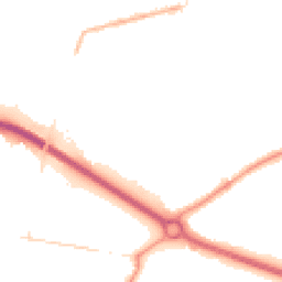 Night-time road noise heatmap for TW15 3PL