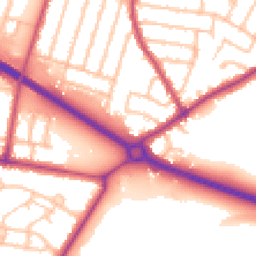 Daytime road noise heatmap for TW15 3RF
