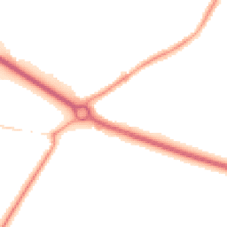 Night-time road noise heatmap for TW15 3SB
