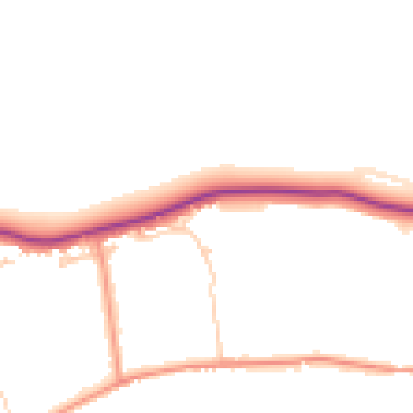 Daytime road noise heatmap for TW16 5AP