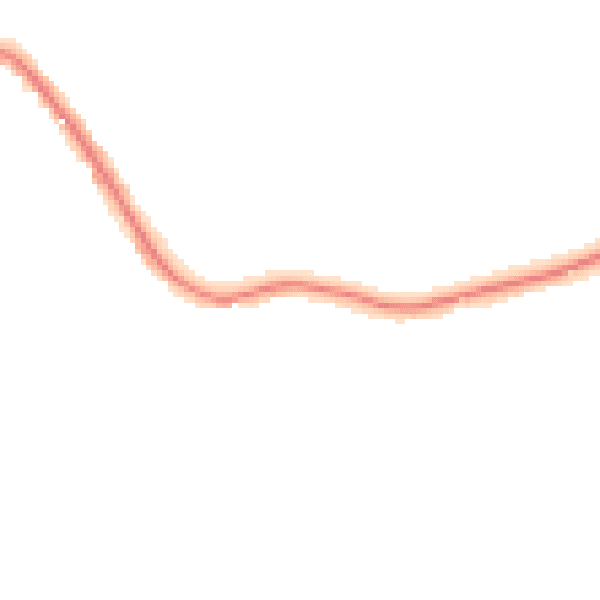 Night-time road noise heatmap for TW16 5AX