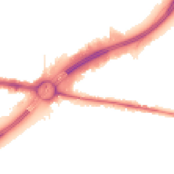 Night-time road noise heatmap for TW16 5BE